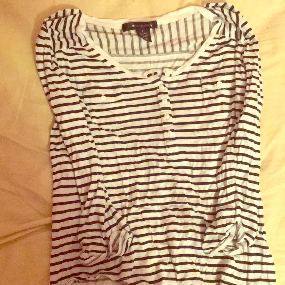 89th and Madison striped shirt